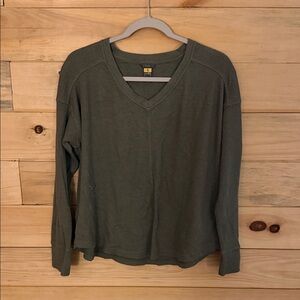 Eddie Bauer Olive Long Sleeve Tee